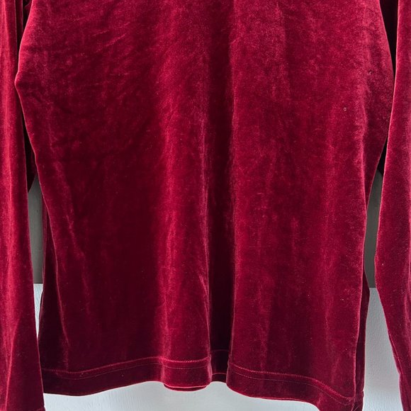🇨🇦 The Work Velvet Top (NWOT) - Picture 4 of 10